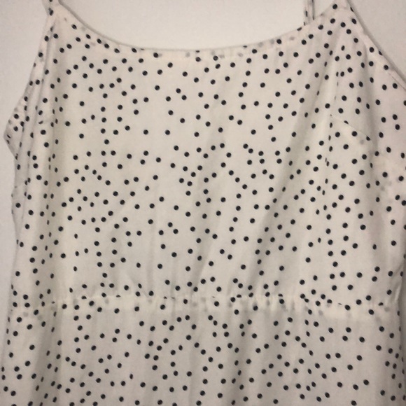 Black and white Polka dotted long maxi dress - Picture 7 of 7